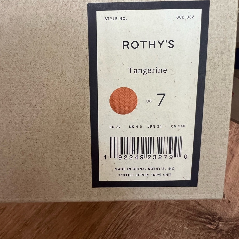 The Point Tangerine Rothy’s NWT - Picture 7 of 13